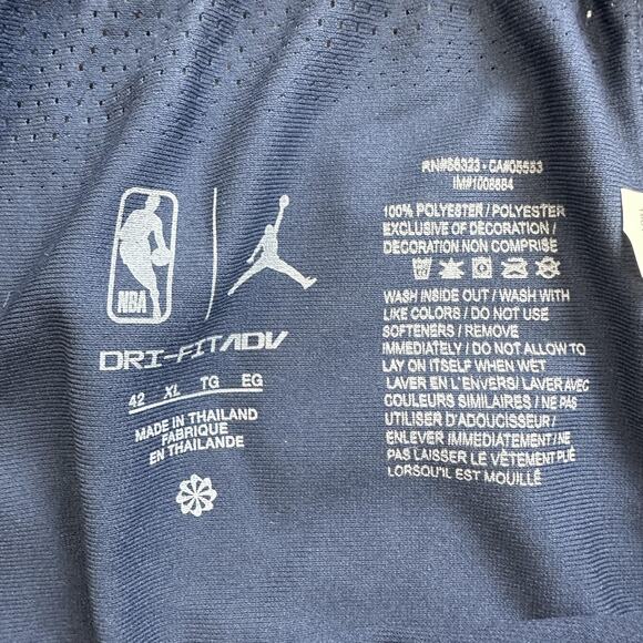 Washington Wizards Shorts Mens XL 42+2 NBA Basketball Dri-FIT ADV Jordan - Picture 8 of 12